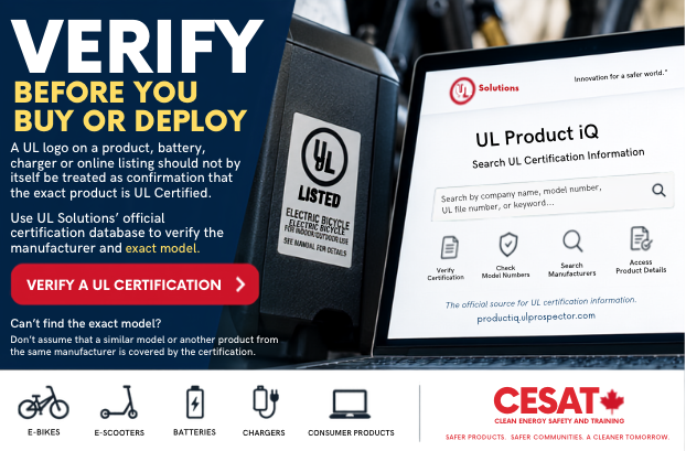 Verify on UL before you buy a battery